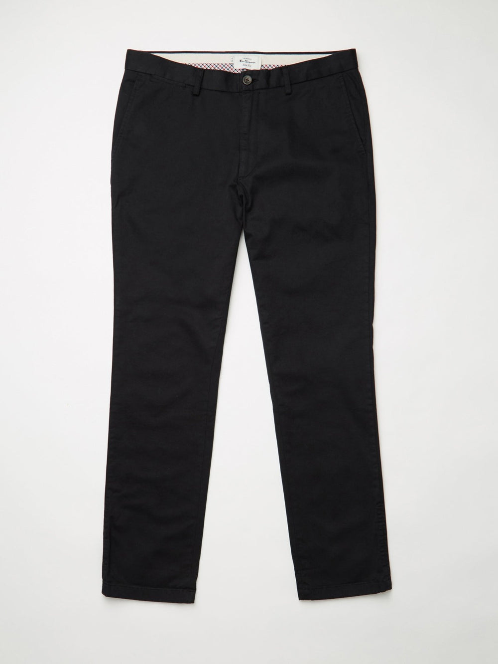 Pantalon Ben Sherman Signature Slim Stretch Chino Noir | WIZ-07782112